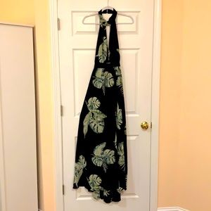Dress Forum Tropical halter dress. Size L.